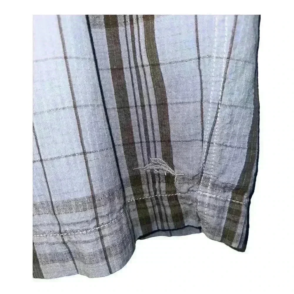 Tommy Bahama Mens Relax Blue Plaid Shorts, Size 38